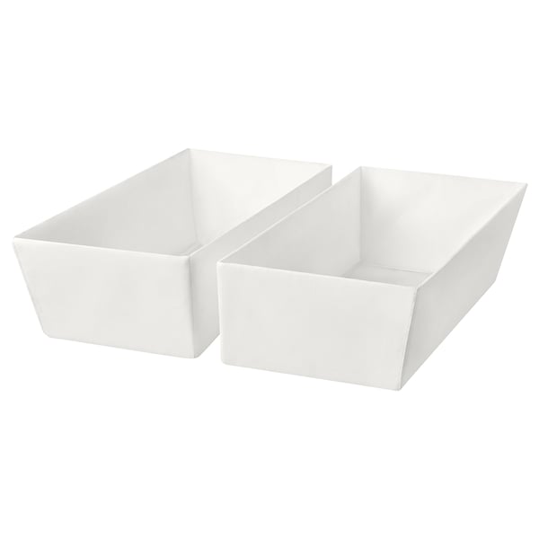 SKUBB 스쿠브 수납함, 화이트, 47x22x13 cm