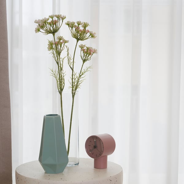SMYCKA 스뮈카 조화, 야생 당근/줄기 핑크, 65 cm
