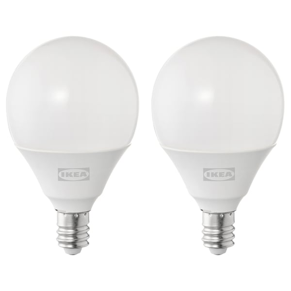 SOLHETTA 솔헤타 LED 전구 E14 250 루멘, 구형 오팔 화이트