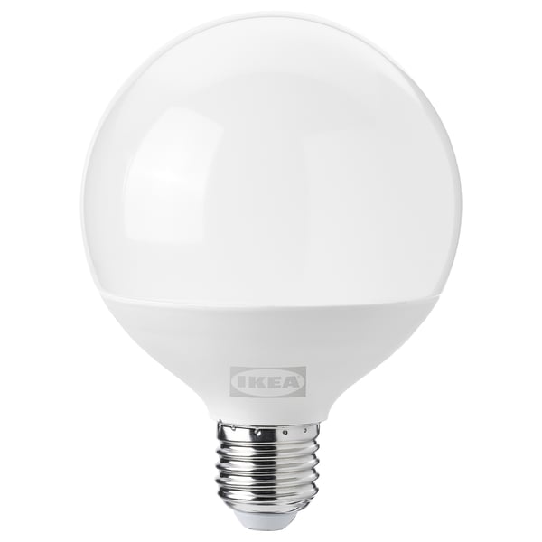 SOLHETTA 솔헤타 LED 전구 E26 1521 루멘, 밝기조절/구형 오팔 화이트, 95 mm