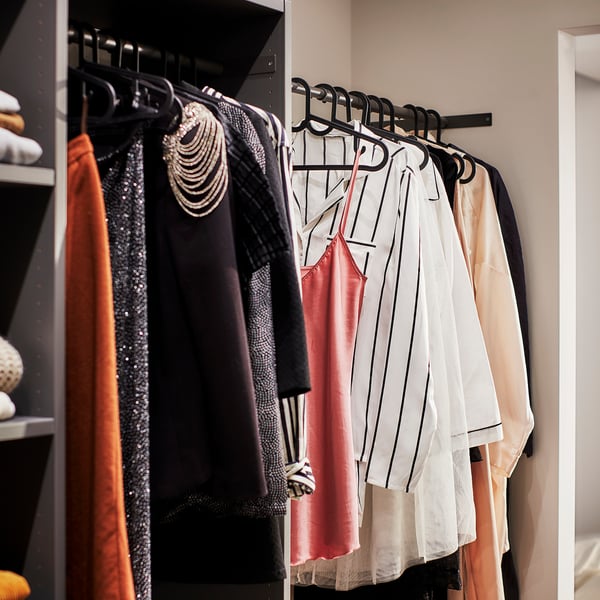 SPRUTTIG 스프루티그 옷걸이, 블랙