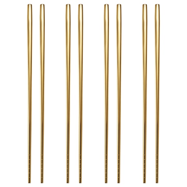 TILLAGD 틸라그드 젓가락4벌, 황동색, 24 cm