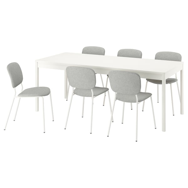 TONSTAD 톤스타드 / VIHALS 비할스 테이블+의자6