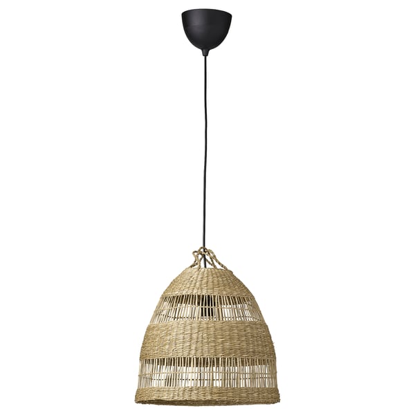 TORARED 토라레드 / HAVSDJUP 하브스디우프 펜던트등, 핸드메이드 사초/블랙, 36 cm