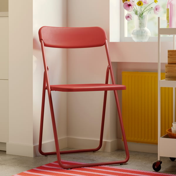 VIHALS 비할스 접이식의자, 레드
