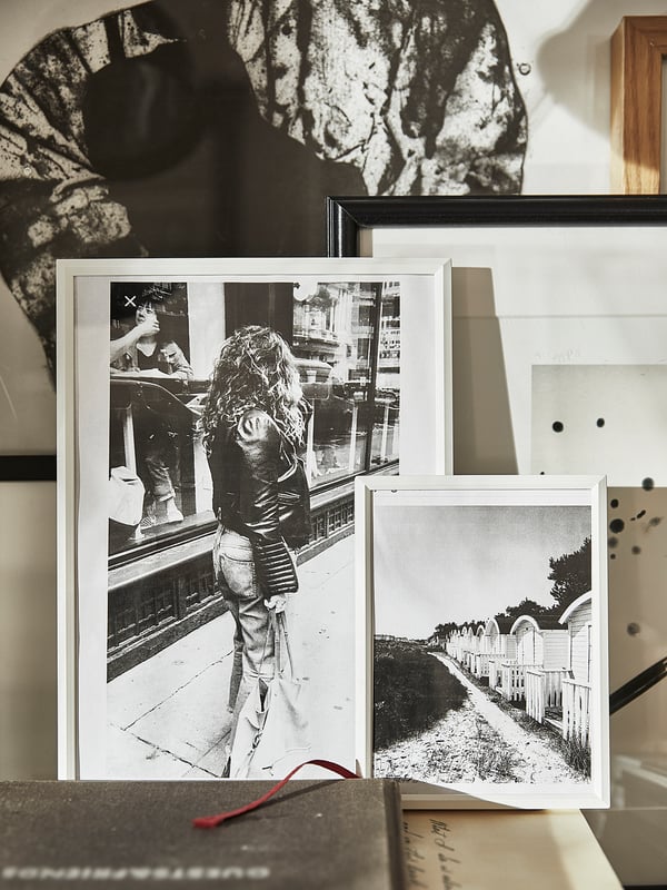 YLLEVAD 윌레바드 액자, 화이트, 21x30 cm