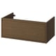 ÄNGSJÖN خزانة حوض مع درج, بني شكل السنديان, 80x48x33 سم