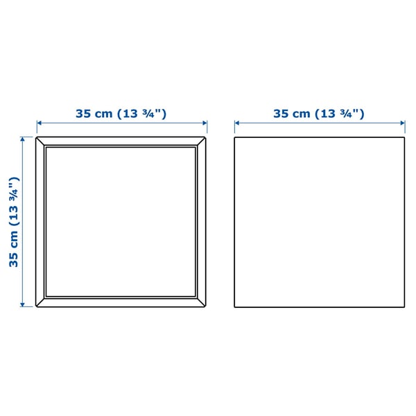 EKET خزانة حائط مع باب, بني شكل خشب الجوز, 35x35x35 سم