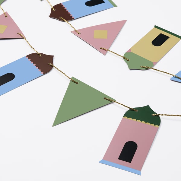 GOKVÄLLÅ أكليل زهر, منزل راية/عدة ألوان, 1.9 م
