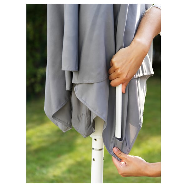 HÖGÖN مظلة, رمادي, 270 سم