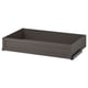 KOMPLEMENT درج بواجهة مؤطرة, رمادي غامق, 100x58 سم