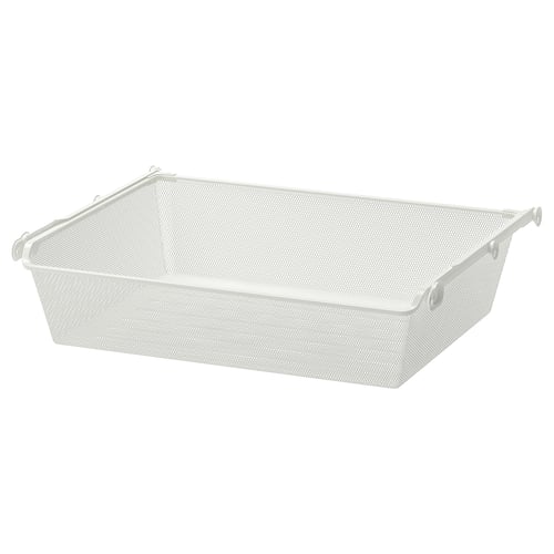 KOMPLEMENT سلة شبكية مع مجرى سحب, أبيض, 75x58 سم