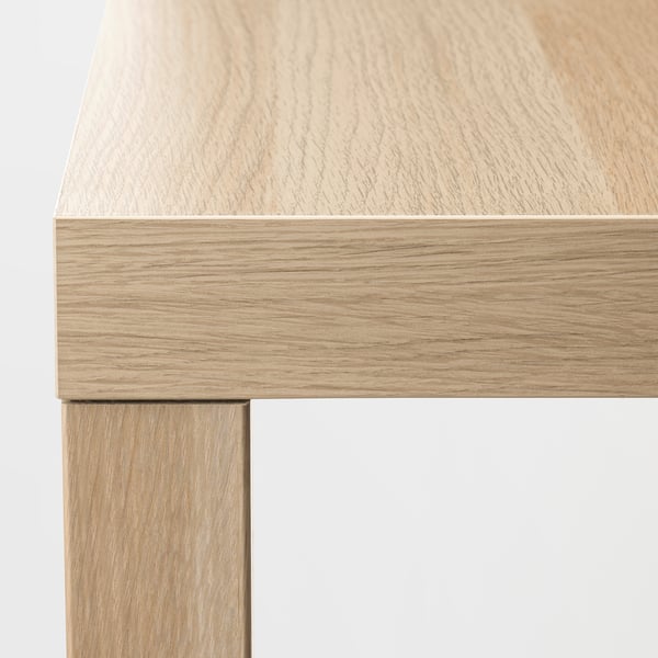 LACK طاولة قهوة, مظهر السنديان مصبوغ أبيض, 90x55 سم