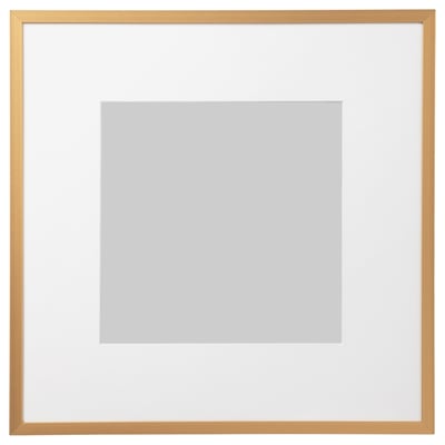 LOMVIKEN برواز, لون ذهبي, 32x32 سم
