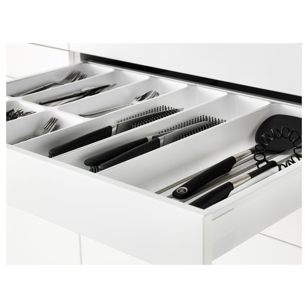 MAXIMERA درج، منخفض, أبيض, 80x60 سم