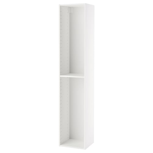 METOD خزانة عالية, أبيض, 40x37x200 سم