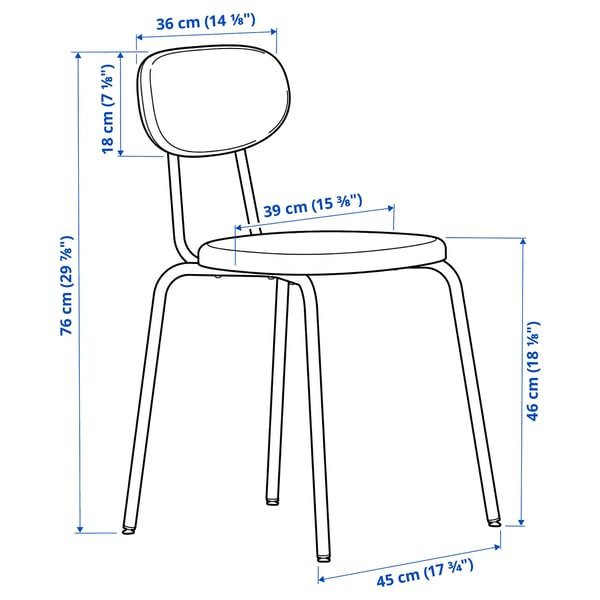SANDSBERG كرسي, فحمي/Remmarn فحمي