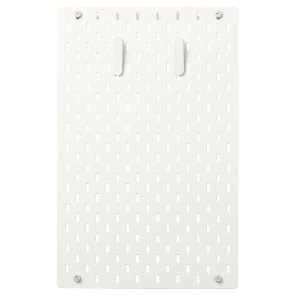 SKÅDIS تشكيلة لوح تعليق, أبيض, 36x56 سم