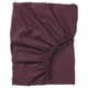 ULLVIDE شرشف بمطاط, أحمر داكن, 80x200 سم