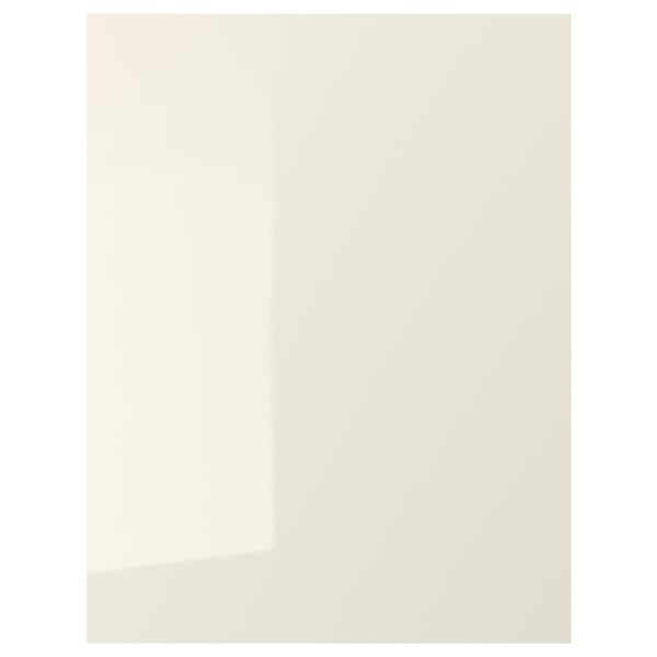 VOXTORP لوح غطاء, لامع بيج فاتح, 62x80 سم