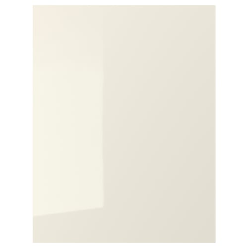 VOXTORP لوح غطاء, لامع بيج فاتح, 62x80 سم