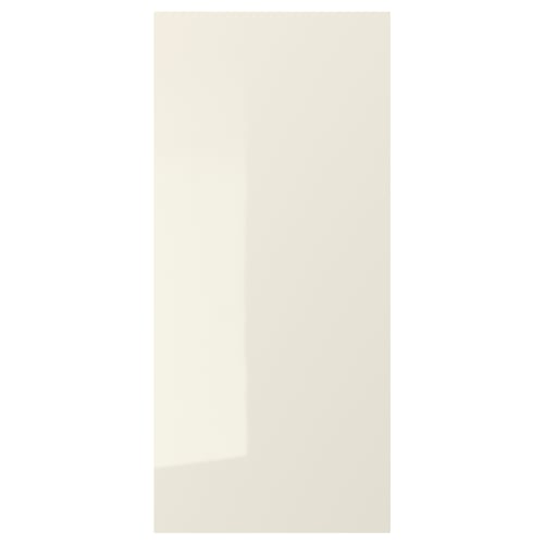 VOXTORP لوح غطاء, لامع بيج فاتح, 39x86 سم