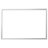 A BJÖRKSTA silver frame with an aluminium finish, rectangular shape, and sleek design.
