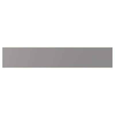 Grey rectangular ENHET panel; smooth plastic foil, modern style.