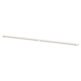 An ENHET storage rail, white, made of powder-coated steel, designed for organising kitchen or bathroom items.