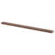ENKÖPING brown walnut wood shelf, rectangular, under cabinet decor.