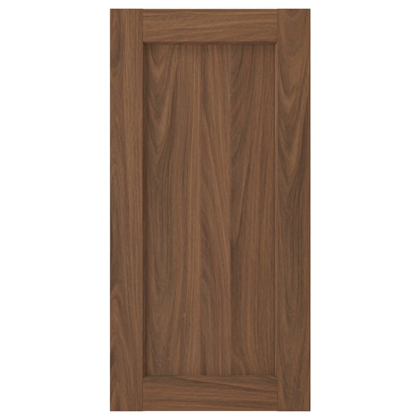 ENKÖPING: brown walnut wooden cabinet door; classic, durable.