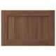 ENKÖPING brown walnut cabinet, classic design, wooden texture, rectangular.