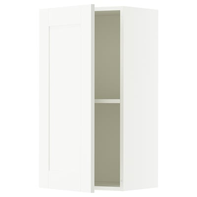 White KNOXHULT wall cabinet with one adjustable shelf.