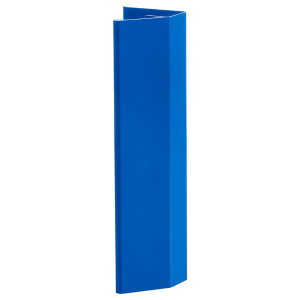 Blue LÄTTHET handle for platsa, aluminium, smooth surface.