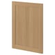 Oak-colored METOD cabinet door, featuring a simple rectangular design with solid oak frame and veneer panel.