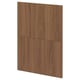 METOD walnut kitchen panel. Rectangular wood-like design with smooth surface.