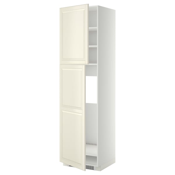 Ikea METOD off-white kitchen cabinet with adjustable shelves.