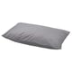 RÖNNVECKMAL grey cotton pillowcase, rectangular, crisp envelope closure.