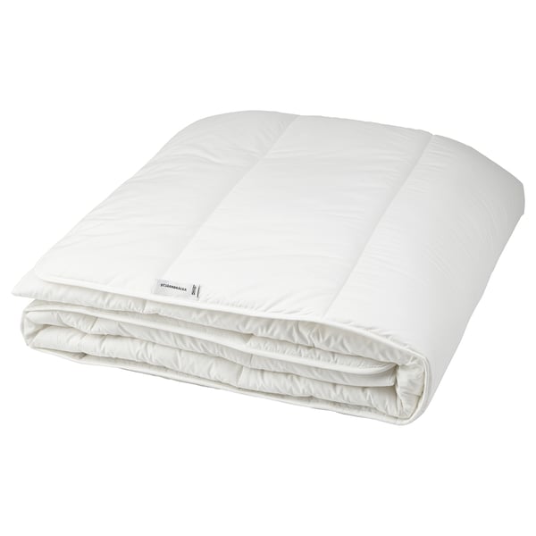 STJÄRNBRÄCKA white duvet, fluffy, rectangular, lightweight, soft, lyocell/cotton.