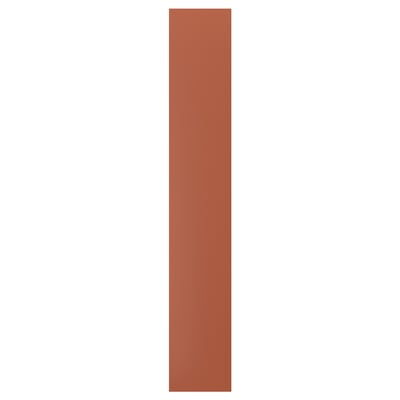 TERRSJÖ Cover panel, red-brown, 39x240 cm