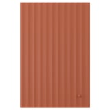 TERRSJÖ Door, red-brown wave pattern, 40x60 cm
