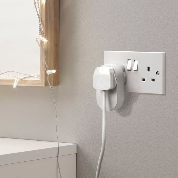 TRÅDFRI smart outlet with lights.