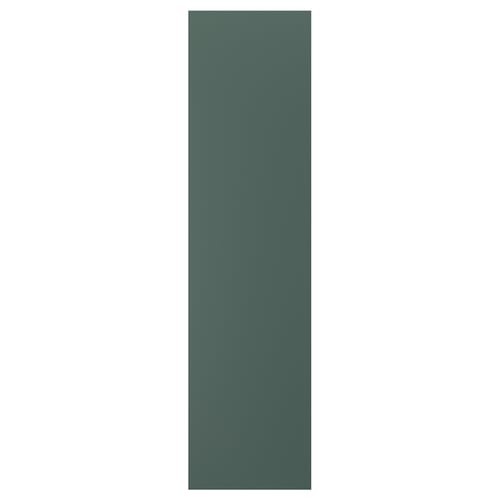 ASPUDDEN Cover panel, dark grey-green, 62x240 cm
