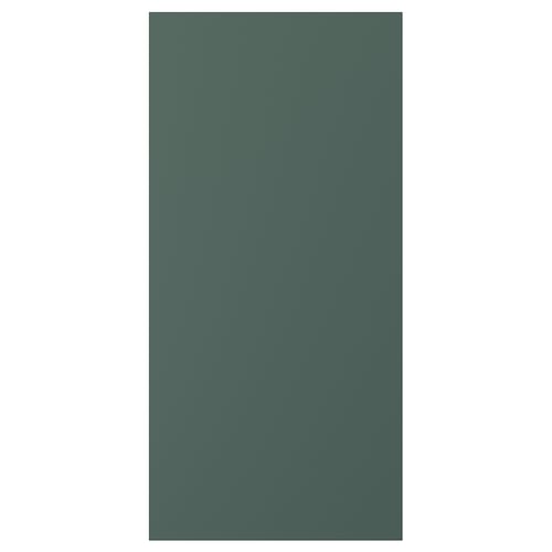 ASPUDDEN Cover panel, dark grey-green, 39x81 cm