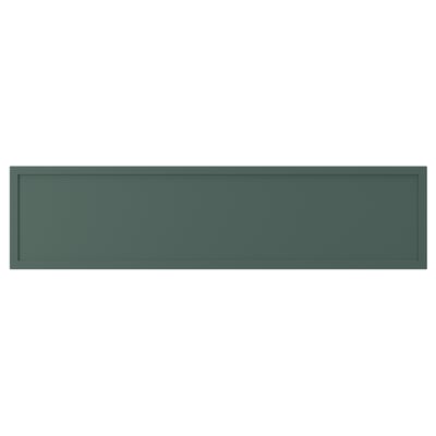 ASPUDDEN Drawer front, dark grey-green, 80x20 cm