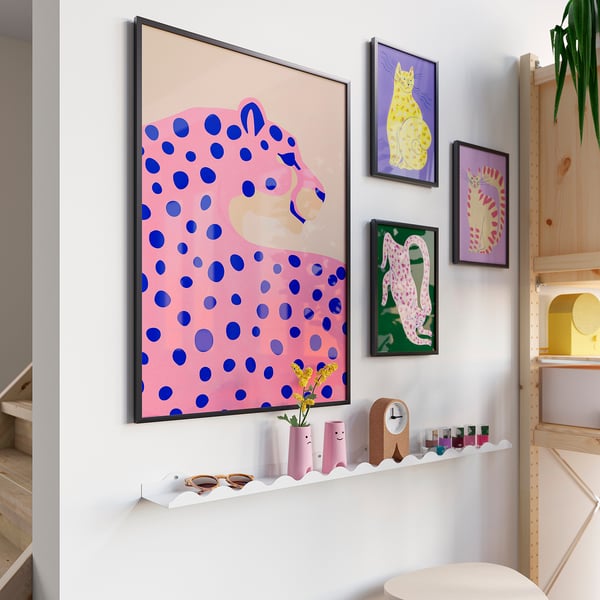 BILD Poster, dotted leopard, 50x70 cm