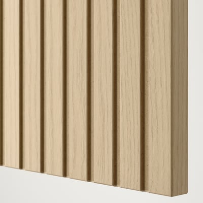 BJÖRKÖVIKEN Drawer front, ash veneer, 60x26 cm