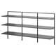 BOAXEL Shelving unit, anthracite, 182x40x101 cm
