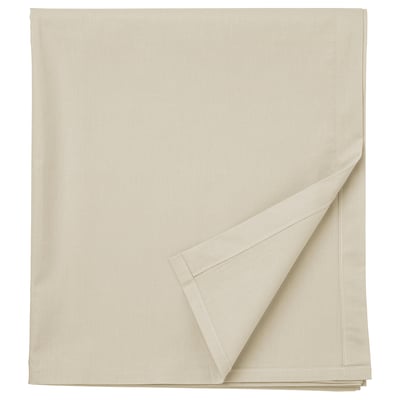 DVALA Flat sheet, beige, 150x260 cm