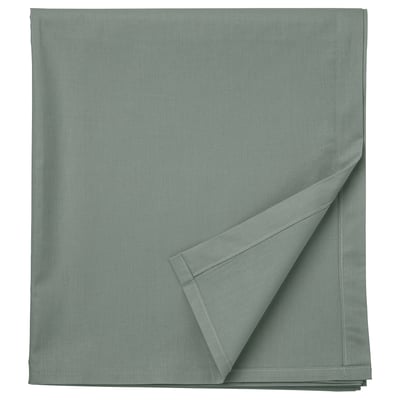 DVALA Sheet, grey-green, 150x260 cm